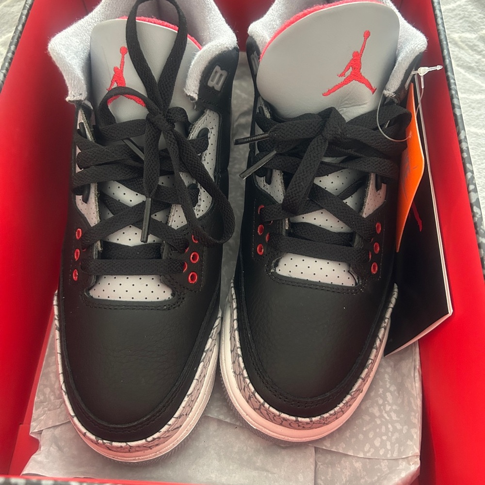 Nike Air Force ones black and red